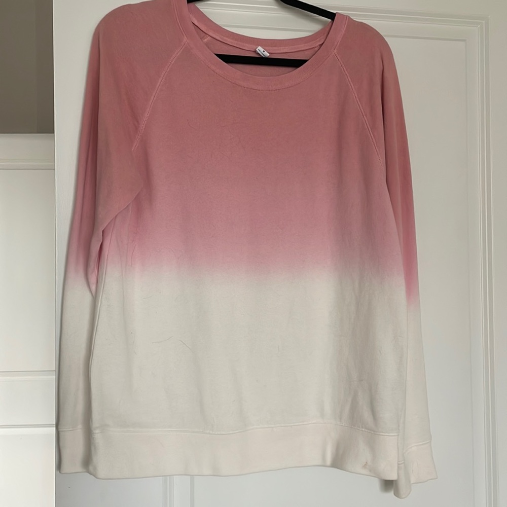 Old Navy pink gradient sweatshirt